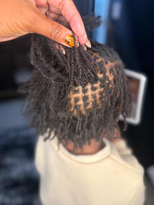 Kids  Micro Locs - Full Service
